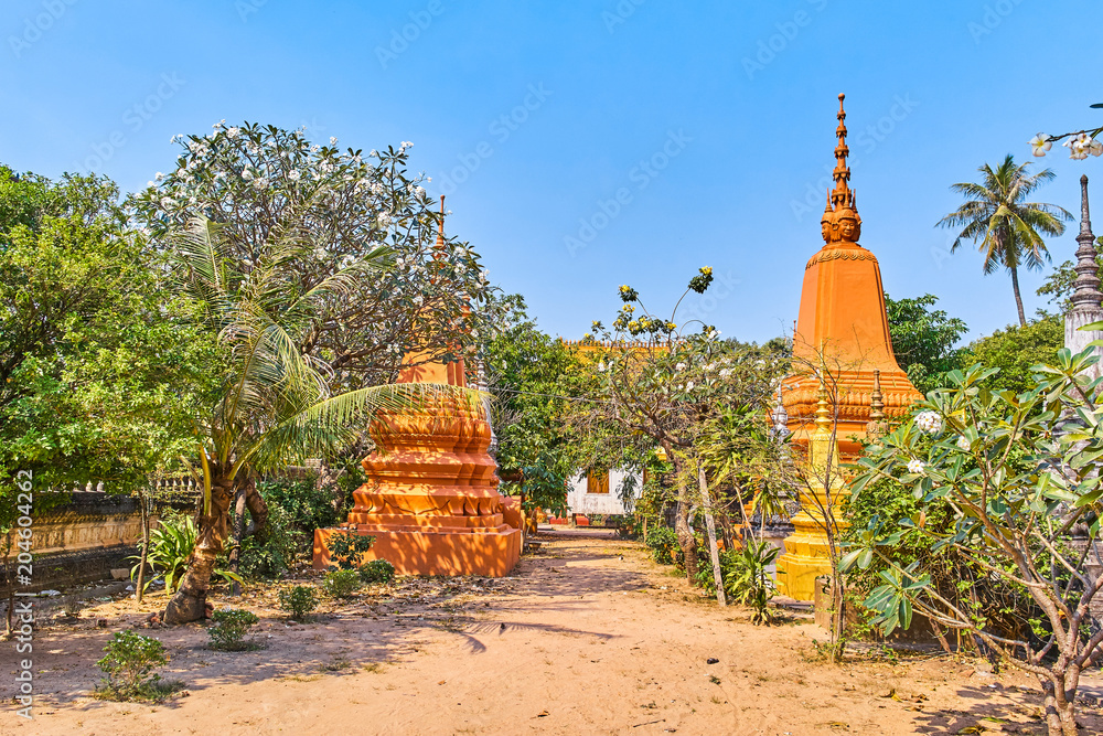 Obraz premium Wat Bo beautiful temple in Siem Reap, Cambodia