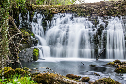 waterfall in a river  