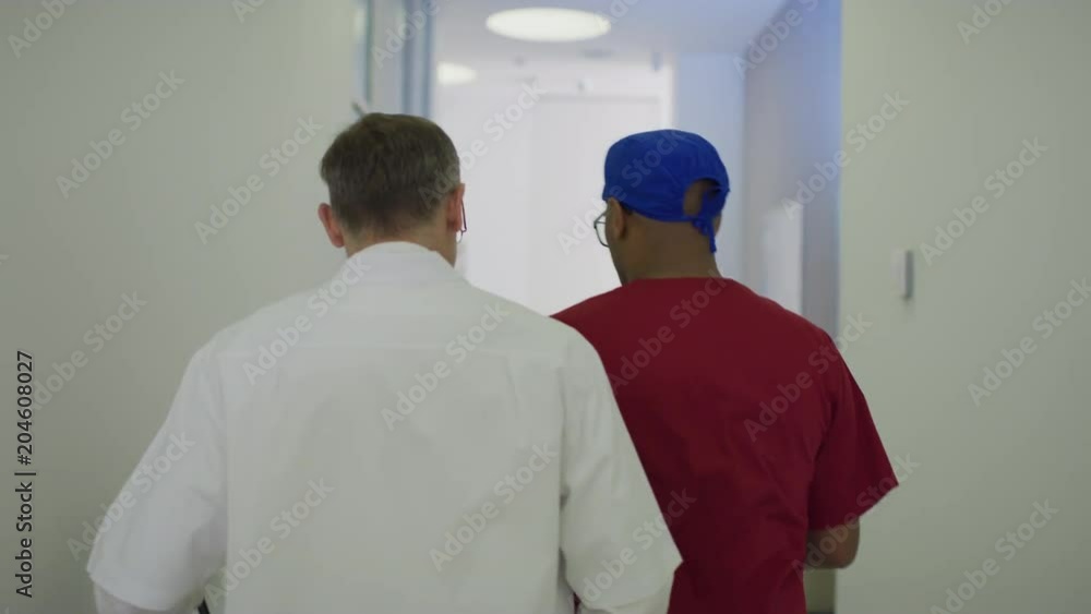 Busy hospital hallway Busy hospital hallway