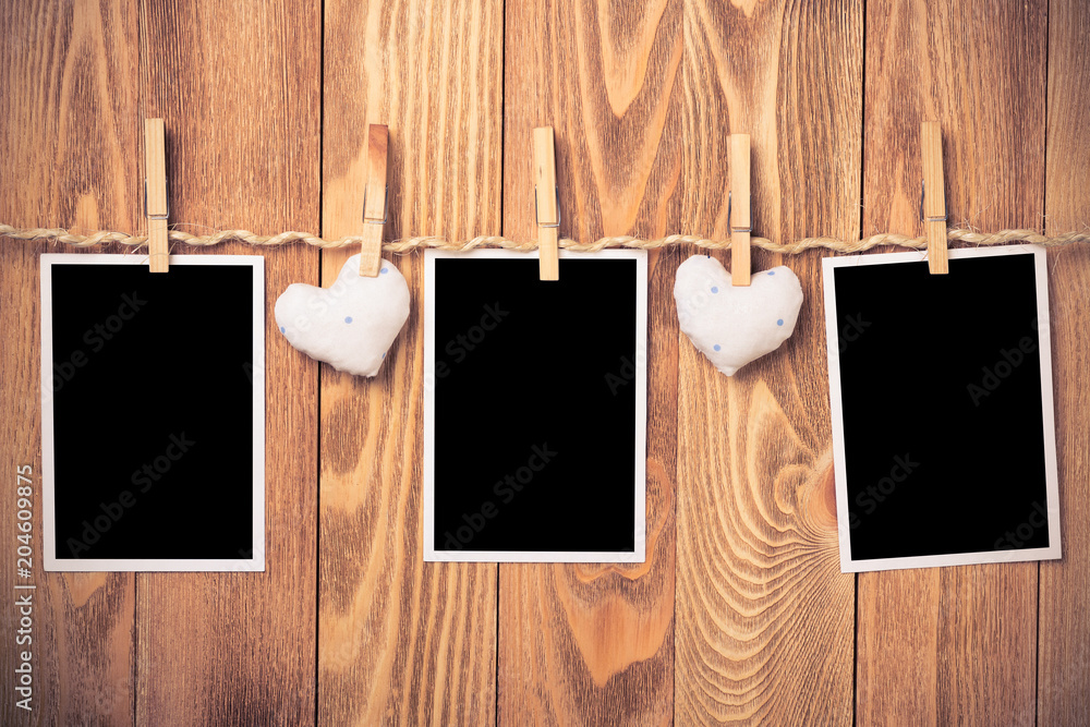Black blank phote frame Black blank phote frame