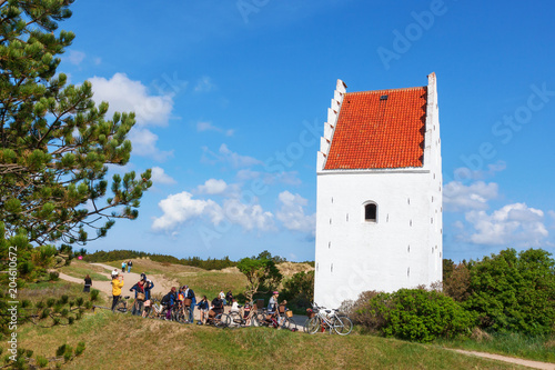 Bicycle Trip to Sand-Covered Church in Skagen
