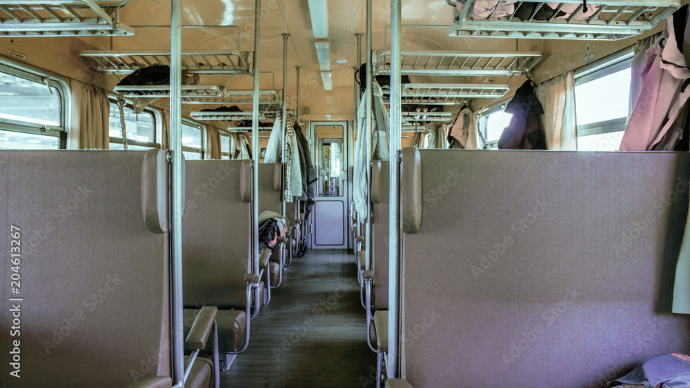 Fototapeta premium Bahnfahren wie in den guten alten Zeiten