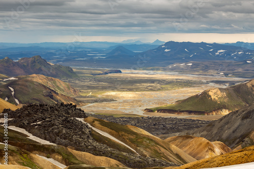 Iceland landscape. landmannalaugar