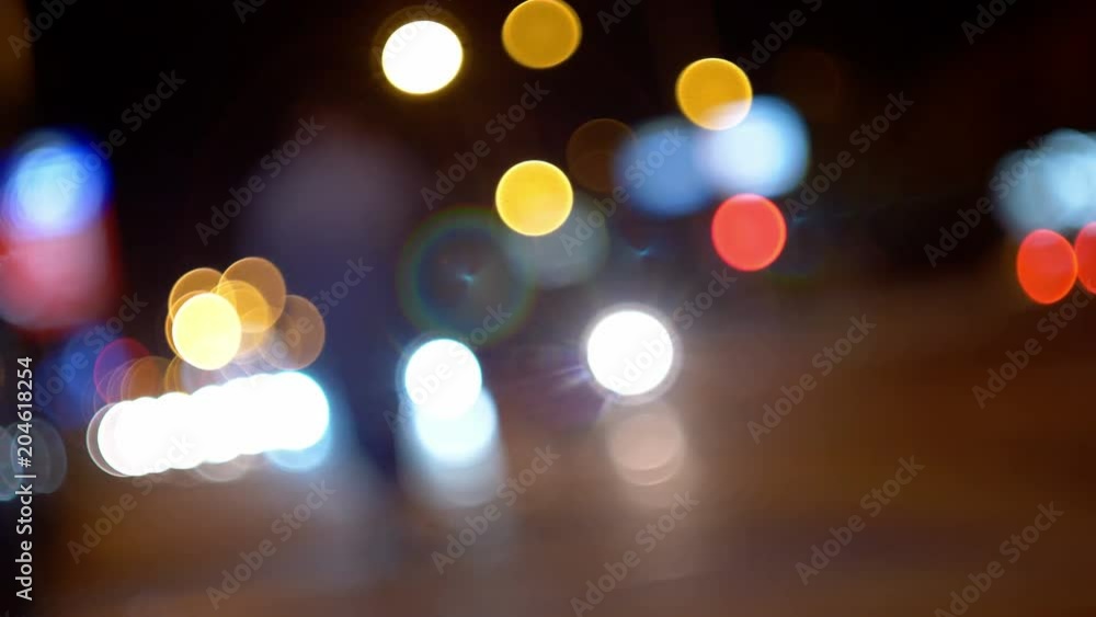 Night time in the city Night time in the city