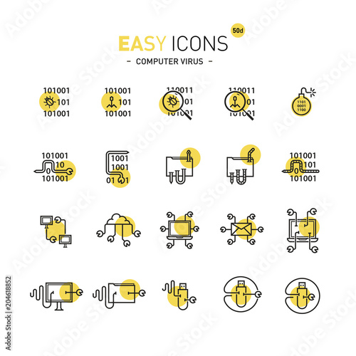 Easy icons 50d Computer virus
