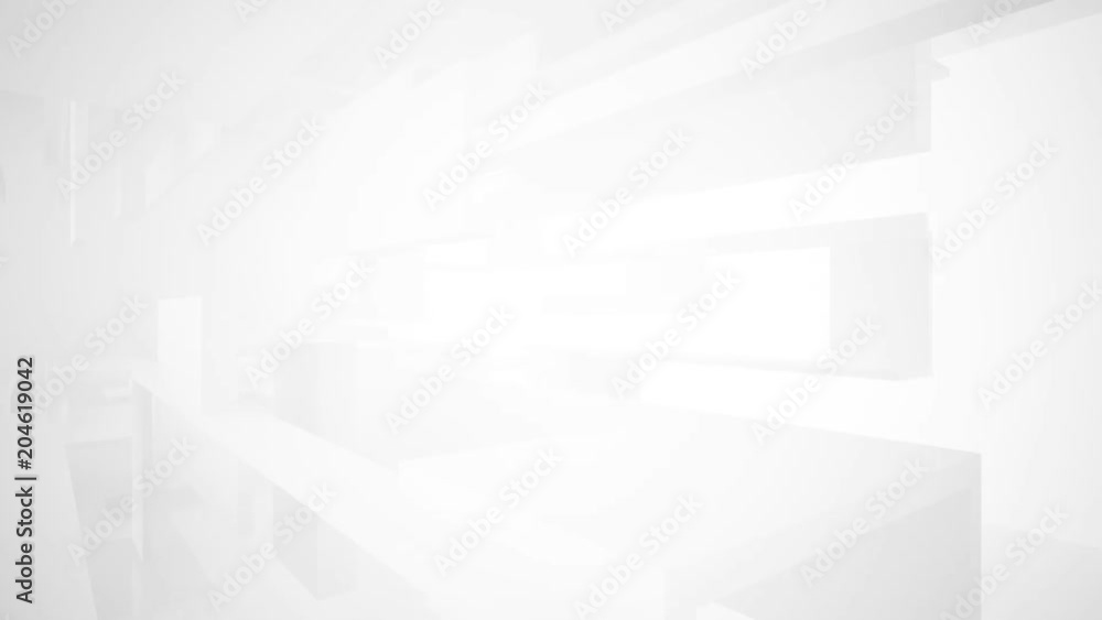 Abstract white interior multilevel public space with window. 3D animation and rendering. Abstract white interior multilevel public space with window. 3D animation and rendering.