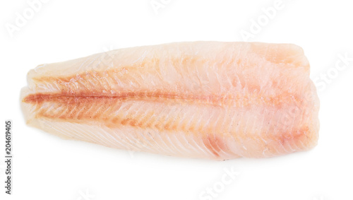 Raw fish fillet photo