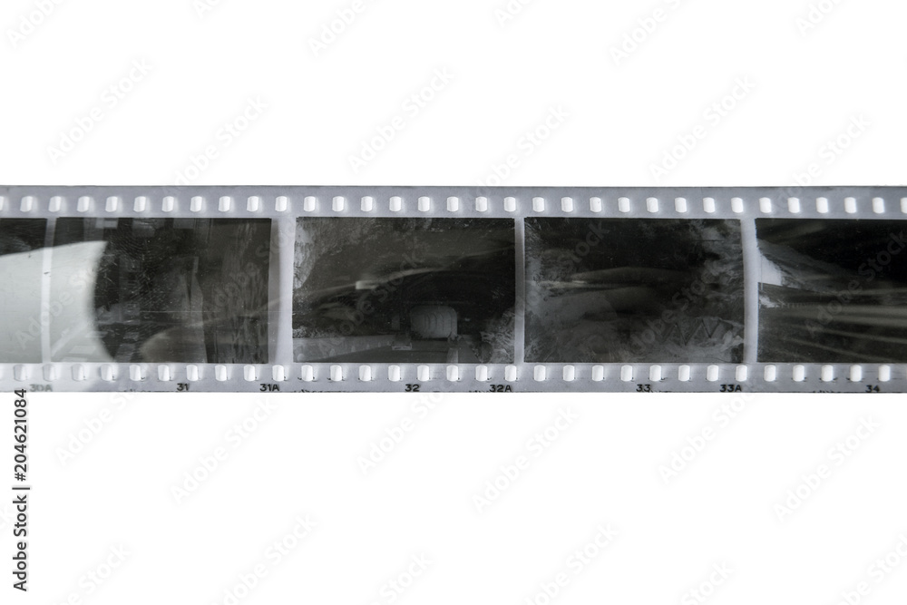 Foto Stock spezzone di vecchia pellicola fotografica | Adobe Stock
