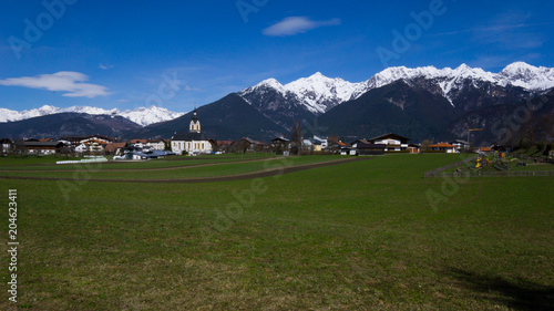 Landscape in Tyrol , Austria in the Alps