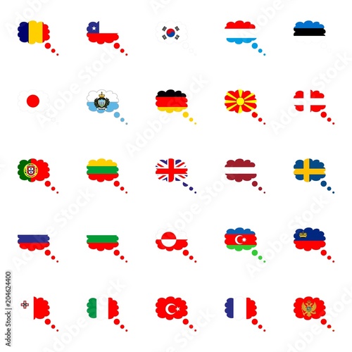 Flags vector of the world