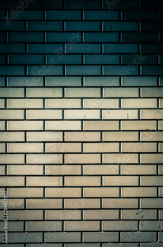 Brick wall texture of yello...