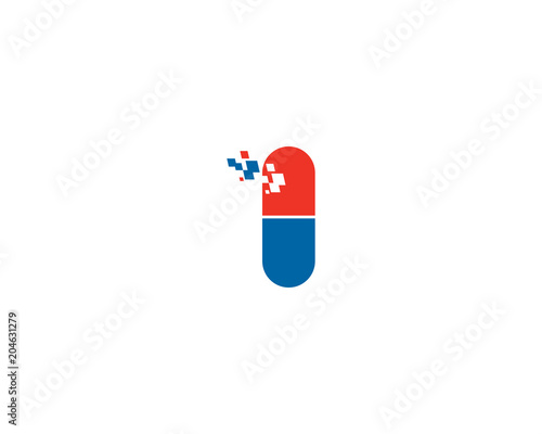 pixel pill logo