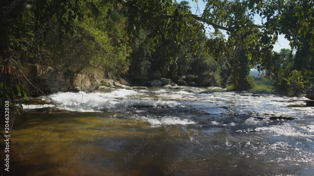Tropical Stream above Mae Klang Waterfall in Thailand, with Sound Tropical Stream above Mae Klang Waterfall in Thailand, with Sound