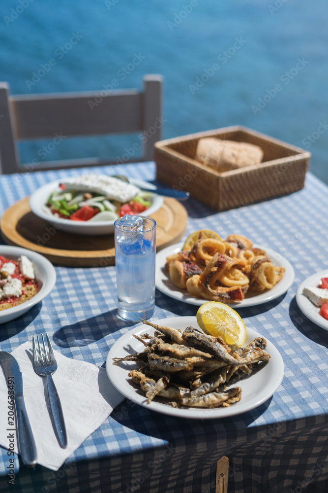 Greek sea food Greek sea food