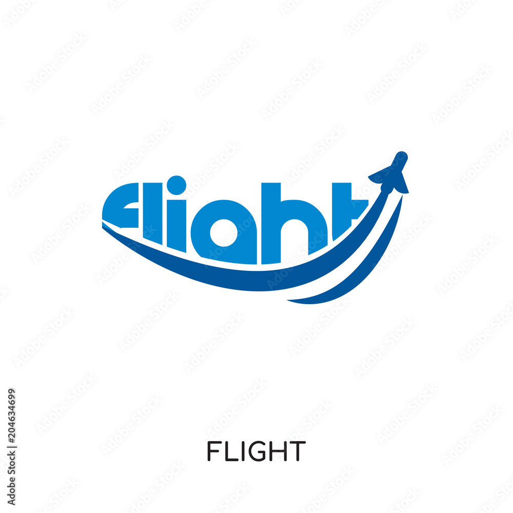Fototapeta premium flight logo png isolated on white background , colorful vector icon, brand sign & symbol for your business
