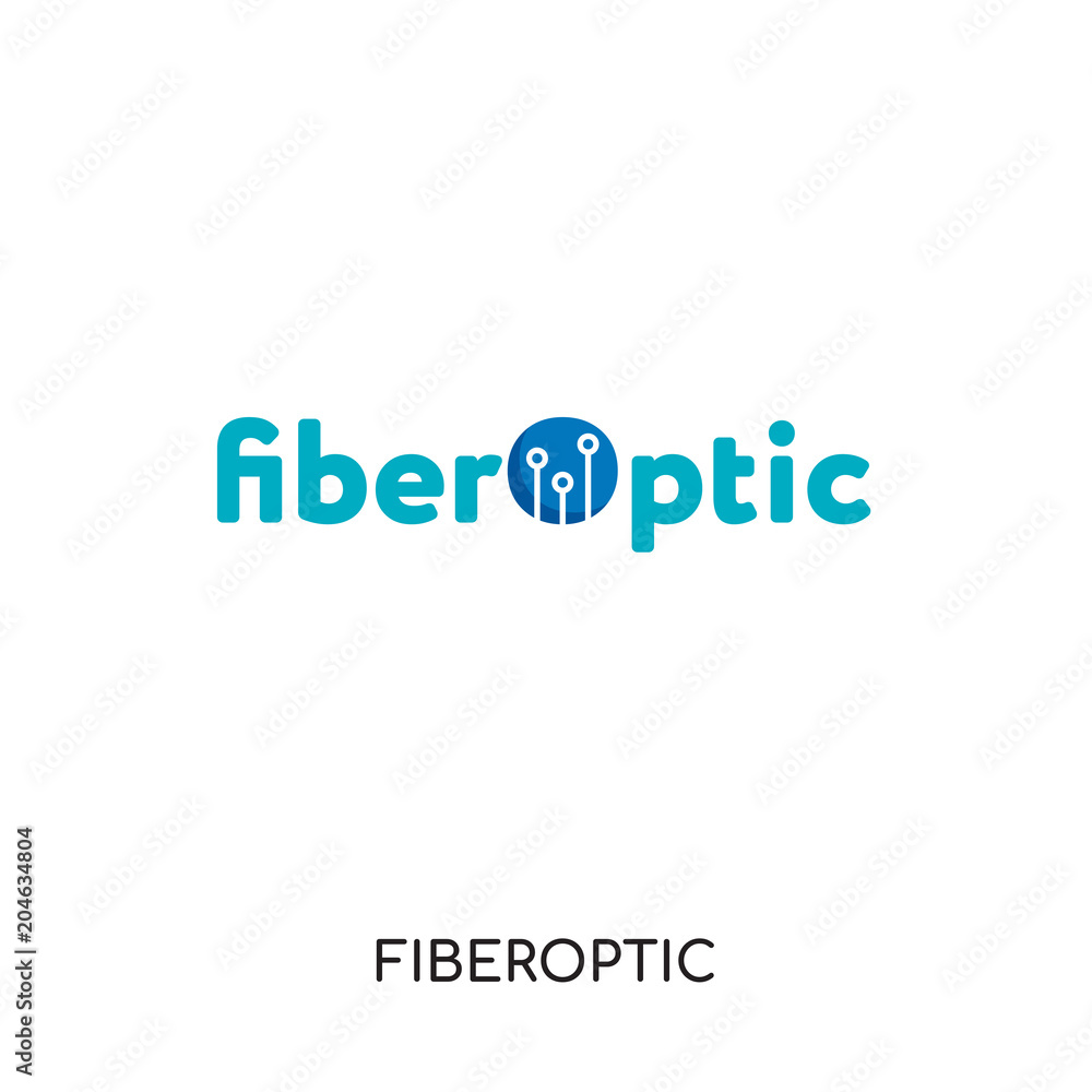 fiber optic logo isolated on white background , colorful vector icon, brand sign & symbol for your business fiber optic logo isolated on white background , colorful vector icon, brand sign & symbol for your business