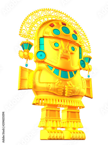 inca culture statuette