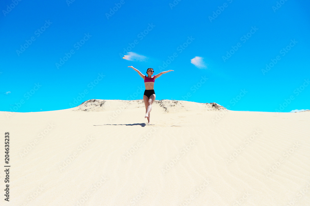 Sand in desert Sand in desert