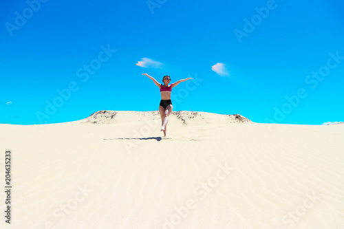 Sand in desert