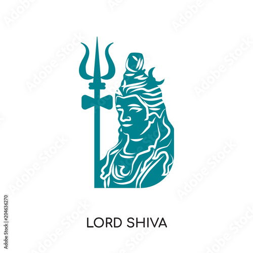 lord shiva vector icon isolated on transparent background, lord shiva logo  design Stock Vector | Adobe Stock