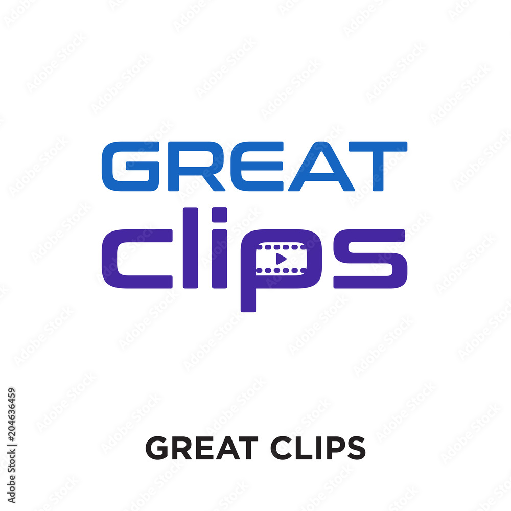 great clips logo isolated on white background , colorful vector icon, brand sign & symbol for your business great clips logo isolated on white background , colorful vector icon, brand sign & symbol for your business
