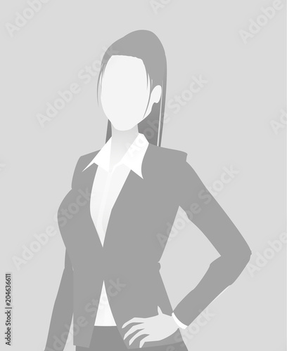 Default placeholder businesswoman half-length por