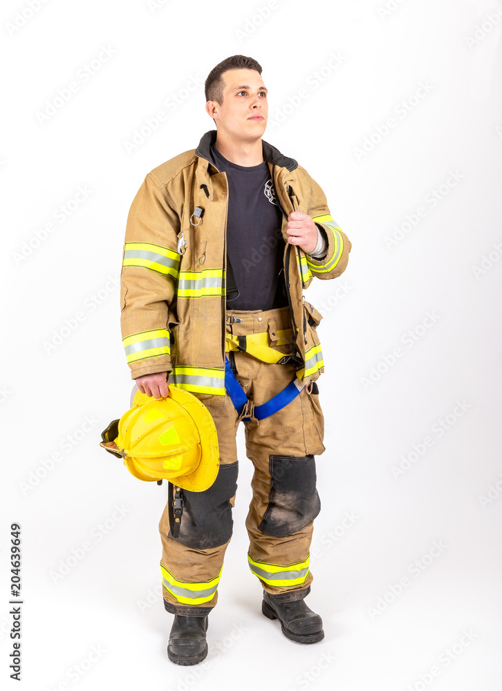 American male Fire Fighter American male Fire Fighter