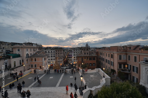  Piazza di Spagna; sky; city; town; town square