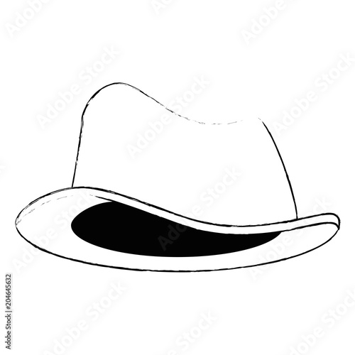 hipster style cap accessory vector illustration design