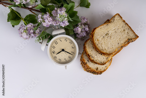 Foto Bread and clock