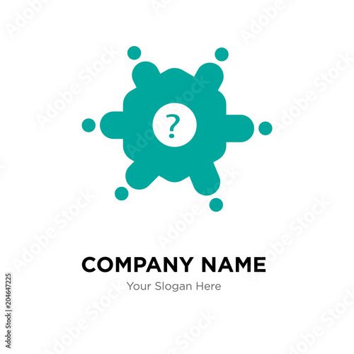 roundtable company logo design template, colorful vector icon for your business, brand sign and symbol