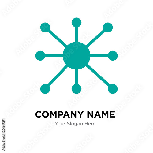 facilities management company logo design template, colorful vector icon for your business, brand sign and symbol