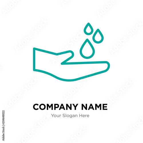 Spa company logo design template, colorful vector icon for your business, brand sign and symbol