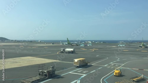 Airport Landscape Time lapse, jeju, Republic of Korea