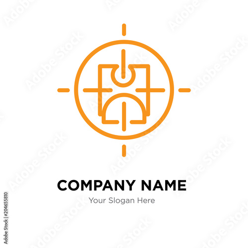 active shooter company logo design template, colorful vector icon for your business, brand sign and symbol