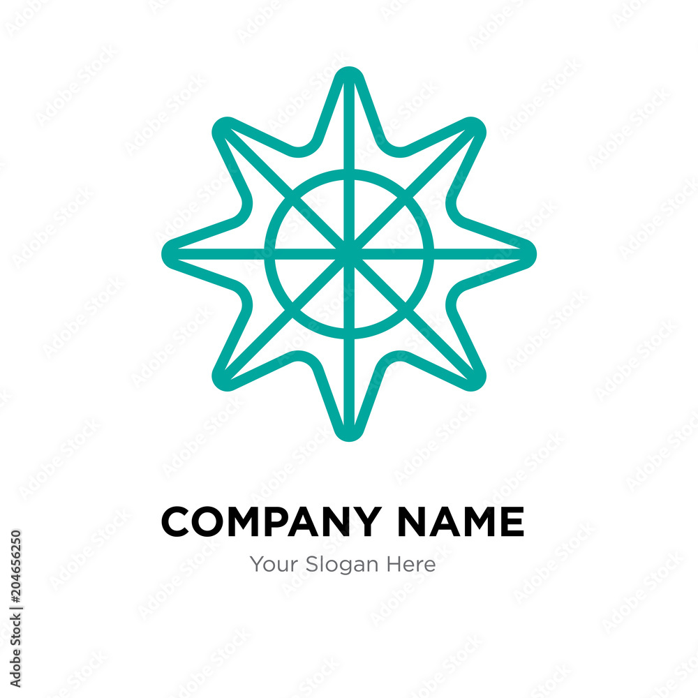 Star of sea fivepointed shape company logo design template, colorful vector icon for your business, brand sign and symbol Star of sea fivepointed shape company logo design template, colorful vector icon for your business, brand sign and symbol