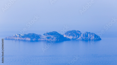 Vista de Li Galli  an archipelago belonging to the town of Positano  a few kilometers south of the Sorrento peninsula and consists of three islands