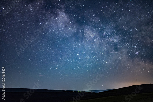 Beautiful night sky milky way photographs