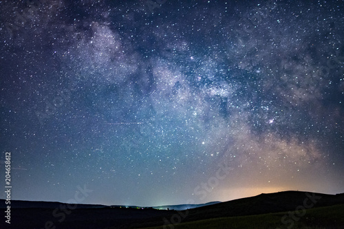 Fototapeta Naklejka Na Ścianę i Meble -  Beautiful night sky milky way photographs
