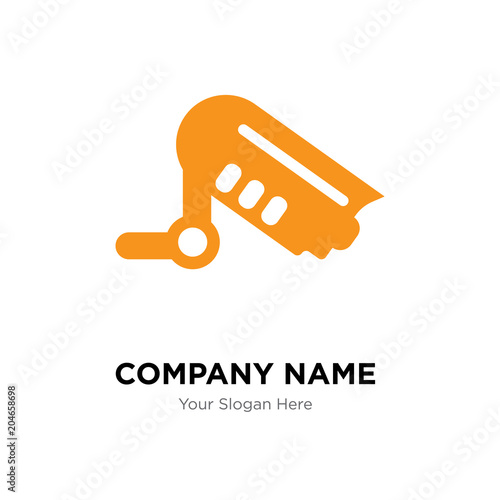Security system company logo design template, colorful vector icon for your business, brand sign and symbol