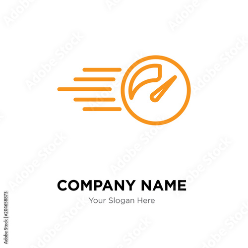 pace company logo design template, colorful vector icon for your business, brand sign and symbol