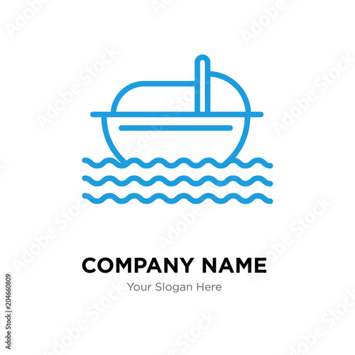 Moses company logo design template, colorful vector icon for your business, brand sign and symbol