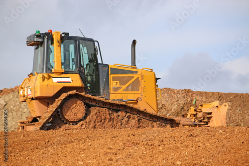 Wallpaper Mural Bulldozer on a construction site Torontodigital.ca