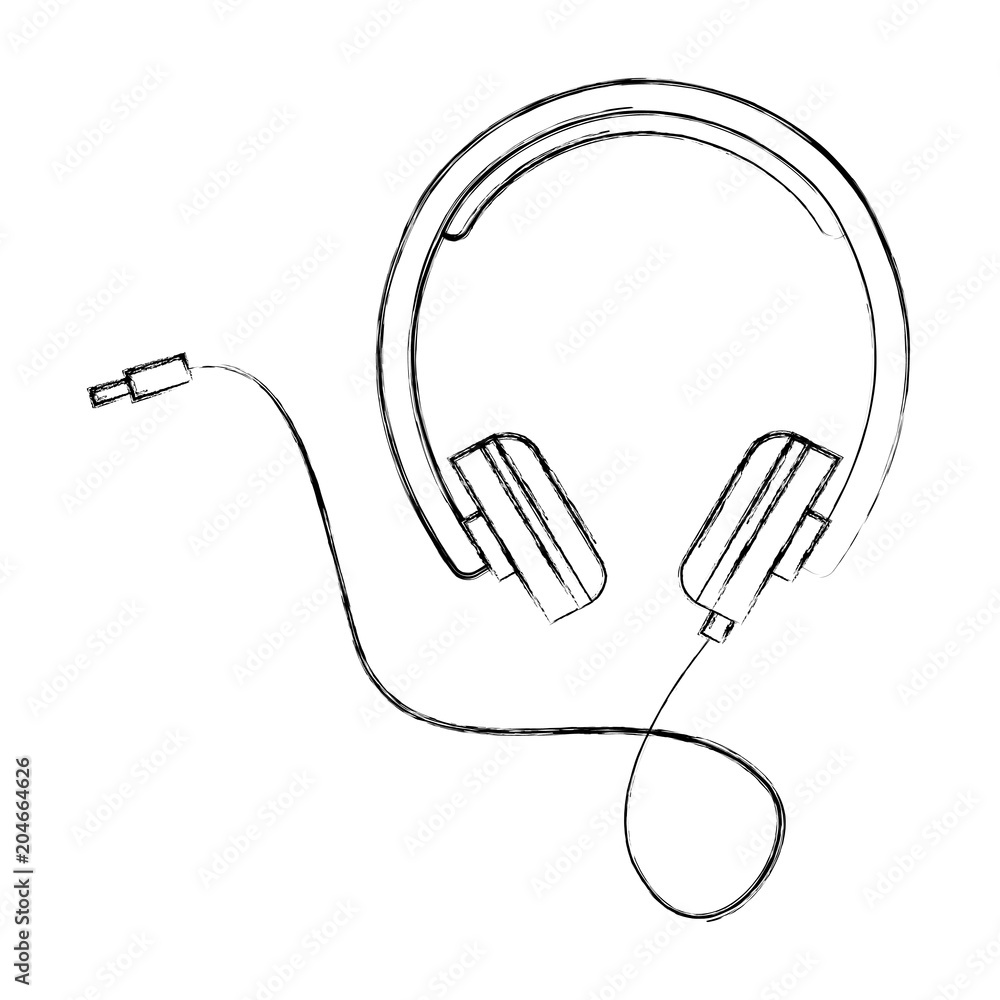 headphone device isolated icon vector illustration design headphone device isolated icon vector illustration design