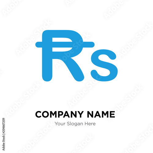 Sri Lanka currency company logo design template, colorful vector icon for your business, brand sign and symbol