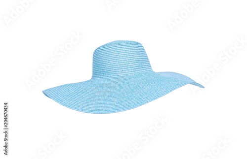 Female hat on a white background.