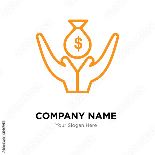 lender company logo design template, colorful vector icon for your business, brand sign and symbol