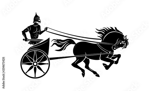 warrior on horseback