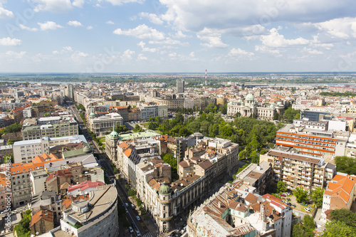 BELGRADE, SERBIA - JUNE, 2018: Panoramic view of the Belgrade, capital of the Serbia
