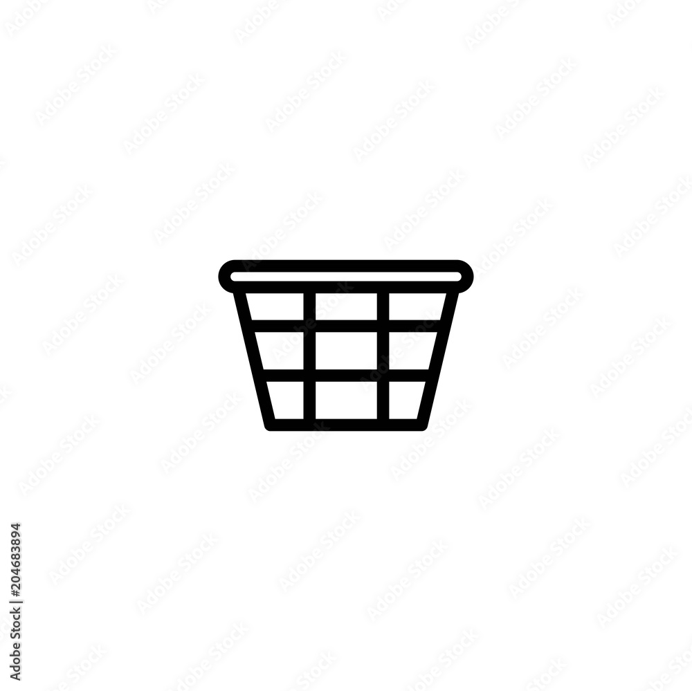 bucket icon. sign design bucket icon. sign design